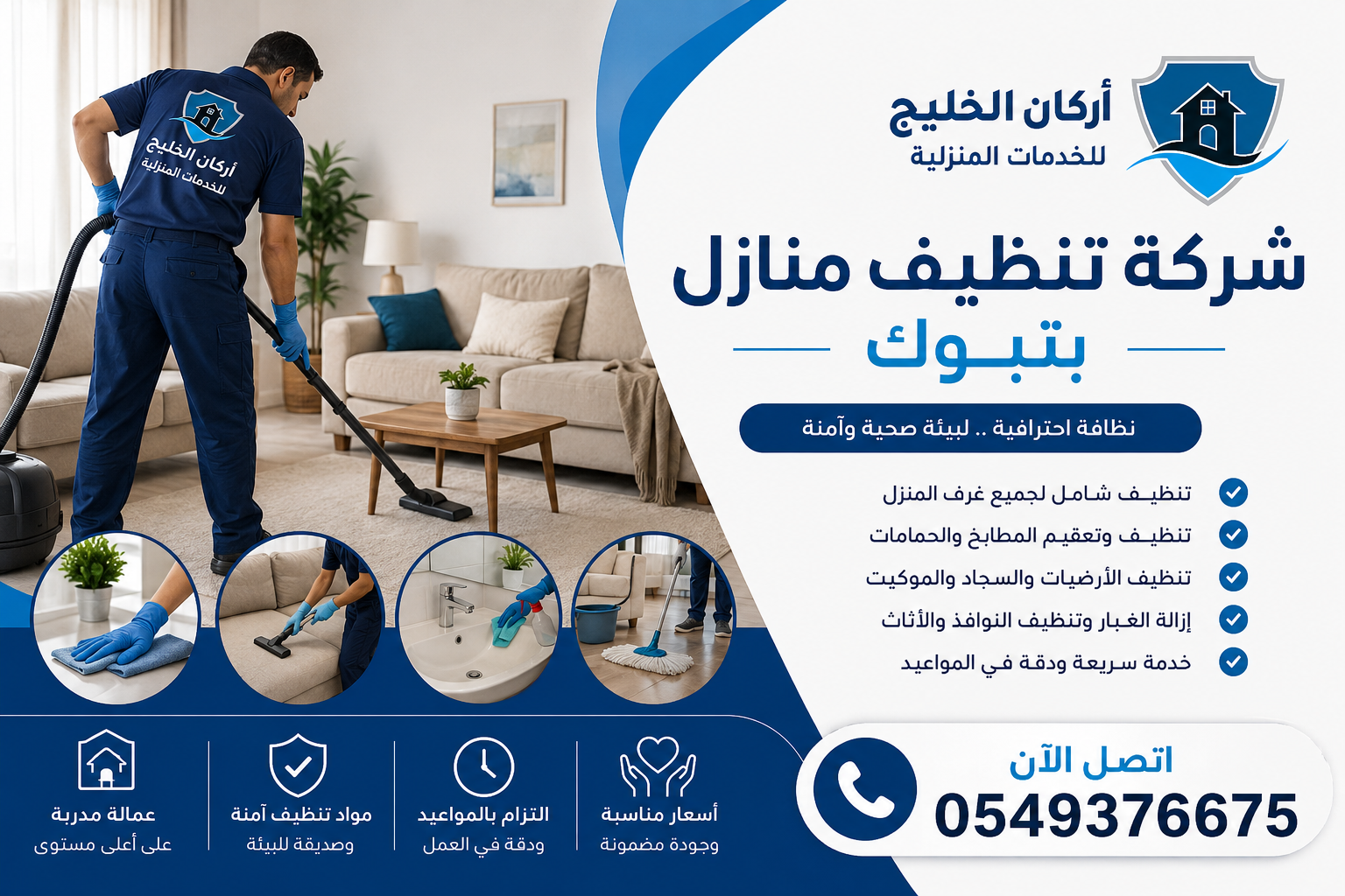 شركة تنظيف منازل بتبوك