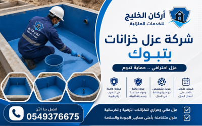 شركة عزل خزانات بتبوك 0549376675